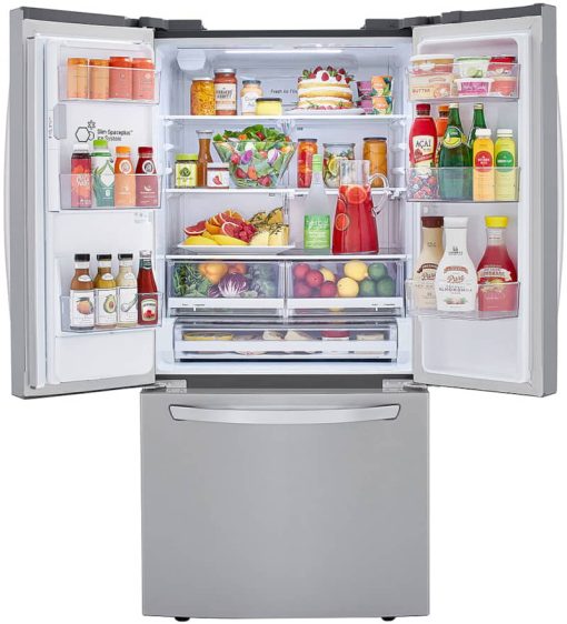 LG 25 Cu. Ft. PrintProof Stainless Steel Smart Wi-Fi Enabled French Door Refrigerator - Image 2
