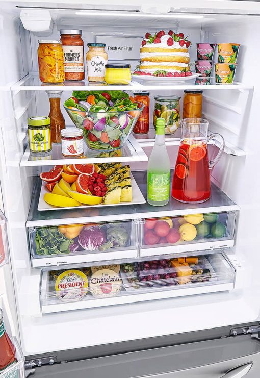 LG 25 Cu. Ft. PrintProof Stainless Steel Smart Wi-Fi Enabled French Door Refrigerator - Image 8