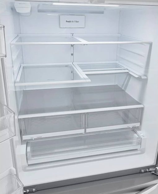 LG 28 Cu. Ft. PrintProof Stainless Steel Smart Double Freezer French Door Refrigerator With Craft Ice - Image 9