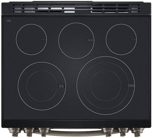LG 6.3 Cu. Ft. PrintProof Black Stainless Steel Smart Wi-Fi Enabled ProBake Convection InstaView Electric Slide-In Range With Air Fry - Image 9