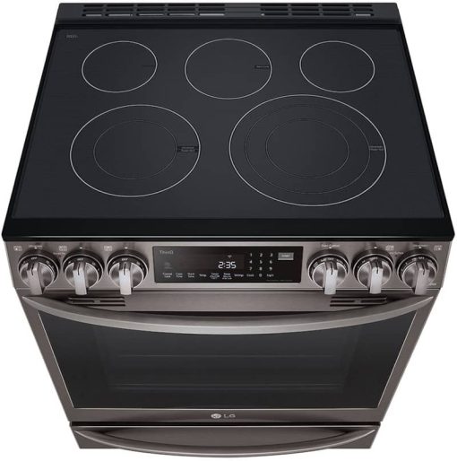 LG 6.3 Cu. Ft. PrintProof Black Stainless Steel Smart Wi-Fi Enabled ProBake Convection InstaView Electric Slide-In Range With Air Fry - Image 8