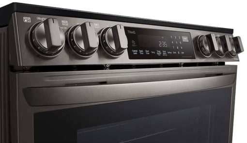 LG 6.3 Cu. Ft. PrintProof Black Stainless Steel Smart Wi-Fi Enabled ProBake Convection InstaView Electric Slide-In Range With Air Fry - Image 10