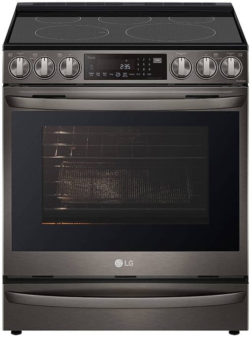 LG 6.3 Cu. Ft. PrintProof Black Stainless Steel Smart Wi-Fi Enabled ProBake Convection InstaView Electric Slide-In Range With Air Fry - Image 7