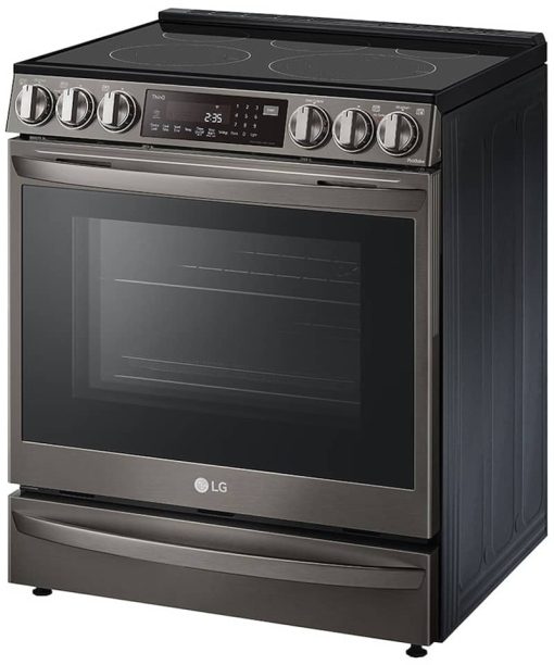 LG 6.3 Cu. Ft. PrintProof Black Stainless Steel Smart Wi-Fi Enabled ProBake Convection InstaView Electric Slide-In Range With Air Fry - Image 5