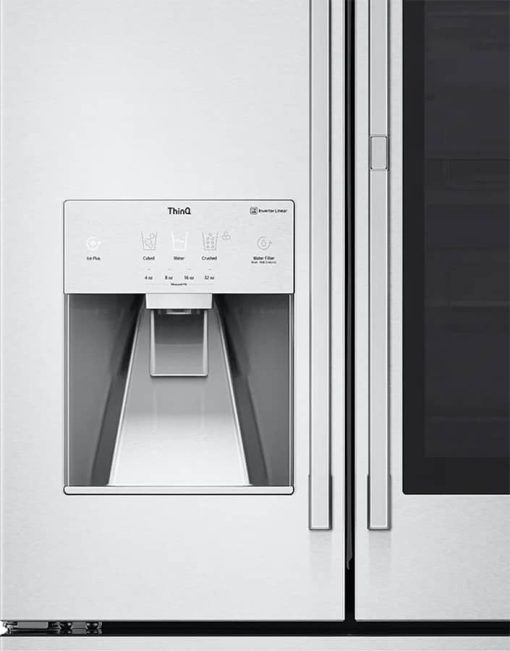 LG STUDIO 24 Cu. Ft. PrintProof Stainless Steel Smart InstaView Door-In-Door Counter-Depth Refrigerator With Craft Ice Maker - Image 11