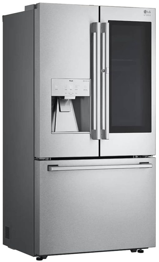 LG STUDIO 24 Cu. Ft. PrintProof Stainless Steel Smart InstaView Door-In-Door Counter-Depth Refrigerator With Craft Ice Maker - Image 5