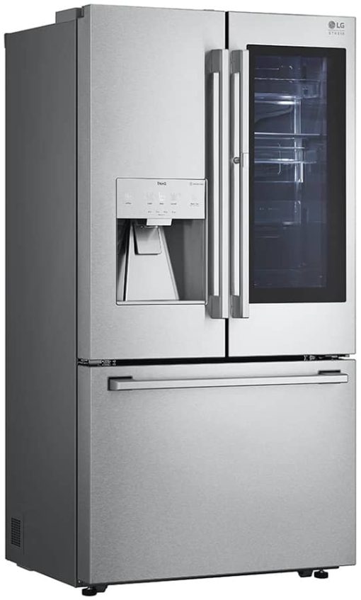 LG STUDIO 24 Cu. Ft. PrintProof Stainless Steel Smart InstaView Door-In-Door Counter-Depth Refrigerator With Craft Ice Maker - Image 6