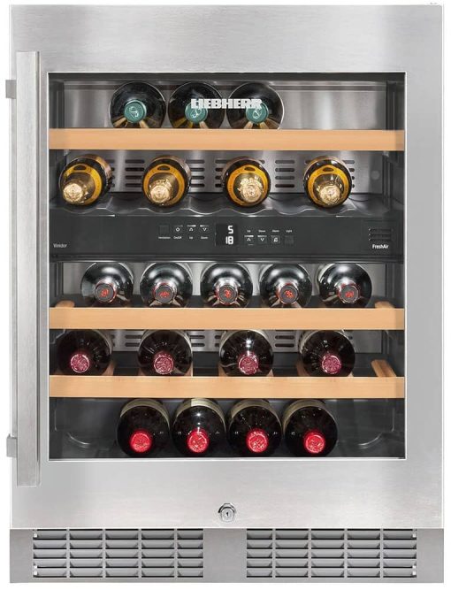 Liebherr 24" Stainless Frame Undercounter Wine Chiller
