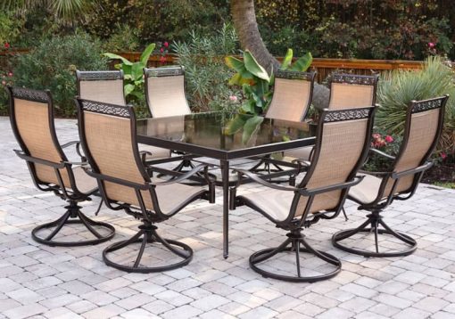 Hanover 9-Piece Manor Dining Patio Set - Image 4