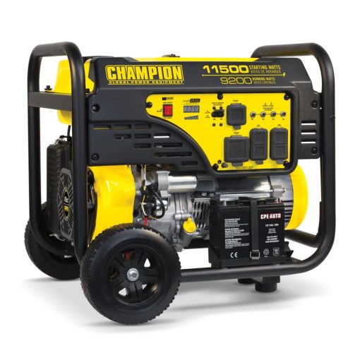 Champion 9200-Watt Portable Generator with Electric Start