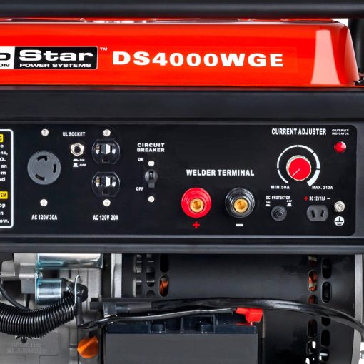 Durostar Generator Welder 3500 Watt 210 Amp Electric Start Gasoline Powered Portable - Image 5
