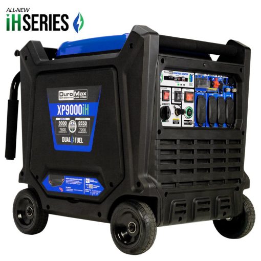 DuroMax Generator Dual Fuel Digital Inverter Hybrid Portable 9000 Watt