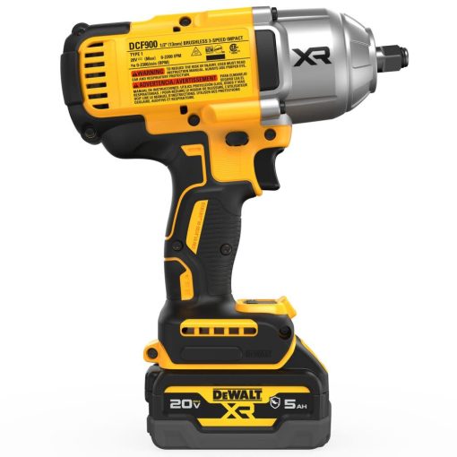 DEWALT 20V MAX XR 1/2" High Torque Impact Wrench with Hog Ring Anvil Kit - Image 4