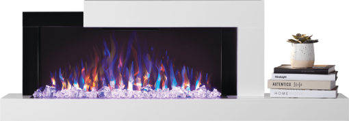 Stylus™ Wallmount Electric Fireplace with Shelf - Image 5