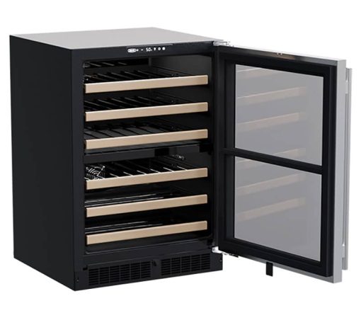 Marvel 24" Stainless Frame Built-In High Efficiency Dual Zone Wine Refrigerator - Image 2