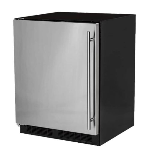 Marvel 24" Stainless Steel Left-Hinge Built-In Refrigerator With Maxstore Bin & Door Storage
