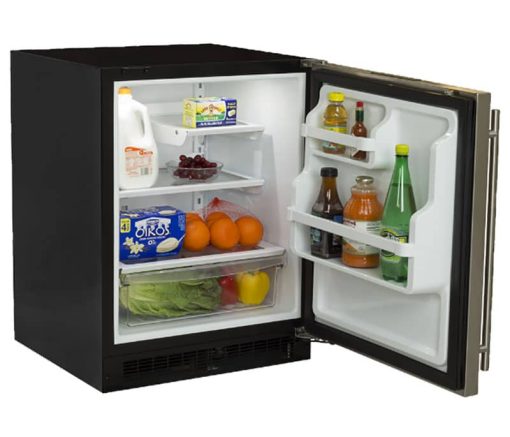 Marvel 24" Stainless Steel Right-Hinge Built-In Refrigerator With Maxstore Bin & Door Storage - Image 2