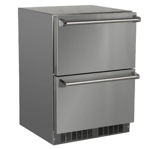 Marvel 24" Stainless Steel Outdoor Built-In Refrigerated Drawers
