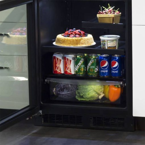 Marvel ADA 24" Stainless Frame Built-In Beverage Center With Convertible Shelf & Maxstore Bin - Image 2