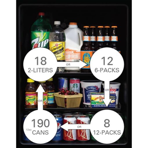 Marvel 24" Stainless Frame Built-In Beverage Center With Wine Cradle - Image 4