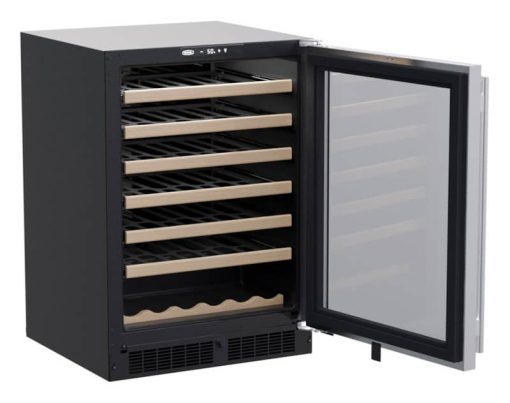 Marvel 24" Stainless Frame Built-In Single Zone Wine Refrigerator With Wine Cradle - Image 2