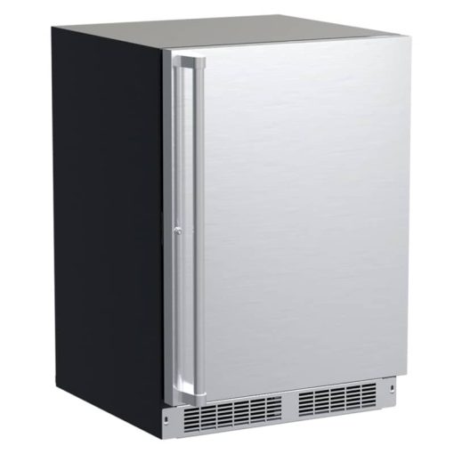 Marvel Professional 24" Stainless Steel Built-In Refrigerator With 3-In-1 Convertible Shelf & Maxstore Bin