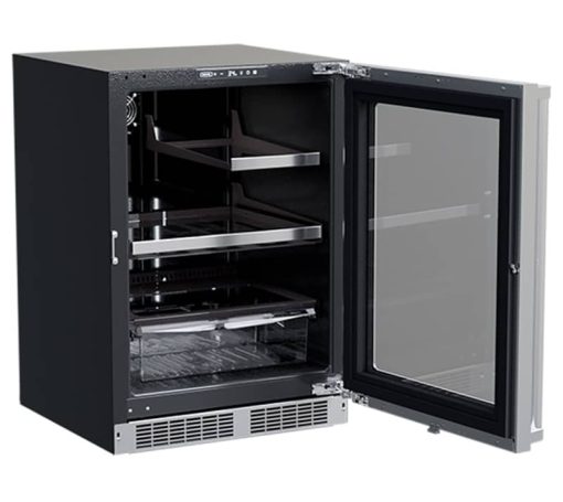 Marvel Professional 24" Stainless Frame Built-In Refrigerator With 3-In-1 Convertible Shelf & Maxstore Bin - Image 2