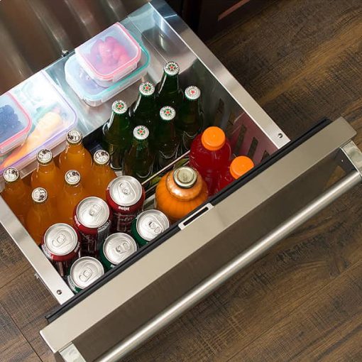 Marvel Professional 24" Stainless Steel Built-In Refrigerated Drawers - Image 4