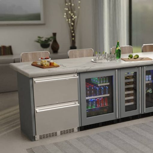 Marvel Professional 24" Stainless Steel Built-In Refrigerated Drawers - Image 3
