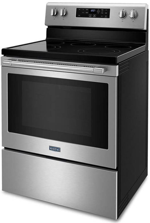 Maytag 5.3 Cu. Ft. Fingerprint Resistant Stainless Steel Electric Range With Air Fryer And Basket - Image 4