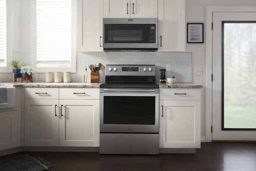 Maytag 5.3 Cu. Ft. Fingerprint Resistant Stainless Steel Electric Range With Air Fryer And Basket - Image 8