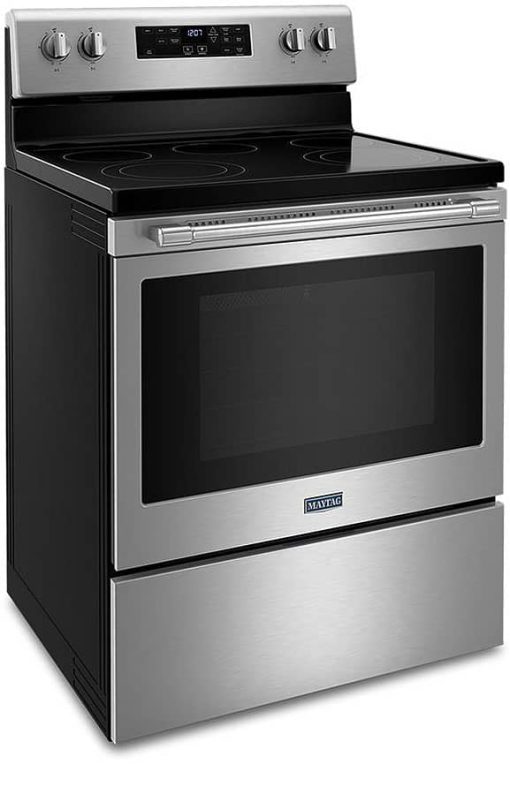 Maytag 5.3 Cu. Ft. Fingerprint Resistant Stainless Steel Electric Range With Air Fryer And Basket - Image 3