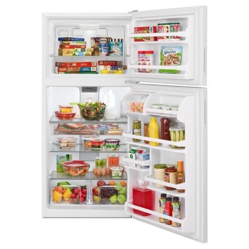 19.1 cu ft Top Freezer White Refrigerator - Image 2