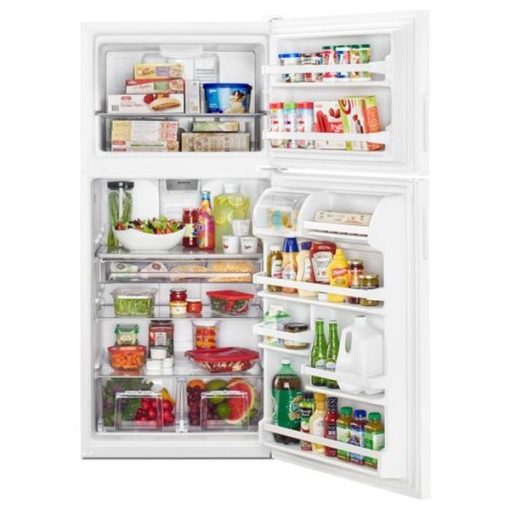 20.5 cu ft Top Freezer White Refrigerator - Image 2