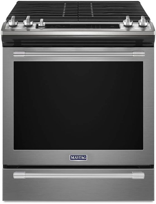 Maytag ADA 30" Stainless Steel Slide-In Gas Range With True Convection & FIT System
