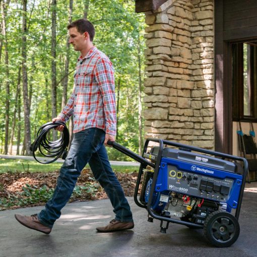 Westinghouse 9500-Running-Watt Heavy Duty Portable Gas Powered Generator with Electric and Remote Start - Image 4