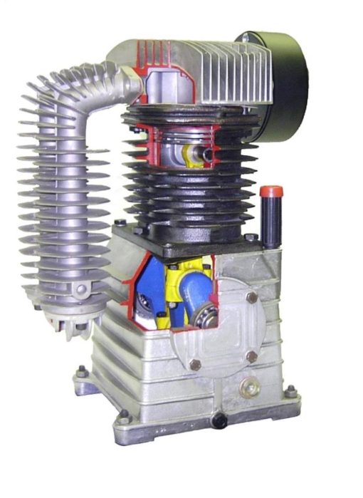 K30 2-Stage Compressor Pump with Flywheel - Image 2