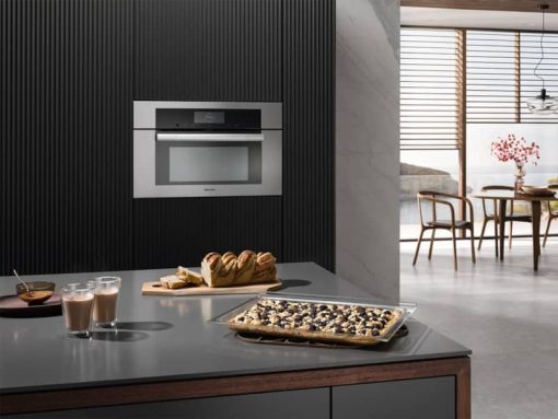 Miele H 7770 BM ContourLine M Touch 30" Clean Touch Steel Compact Speed Oven - Image 3