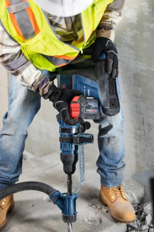 Bosch PROFACTOR 18V Hitman Connected Ready SDS max 1 7/8" Rotary Hammer Kit with 2 CORE18V 12Ah PROFACTOR Exclusive Batteries - Image 3