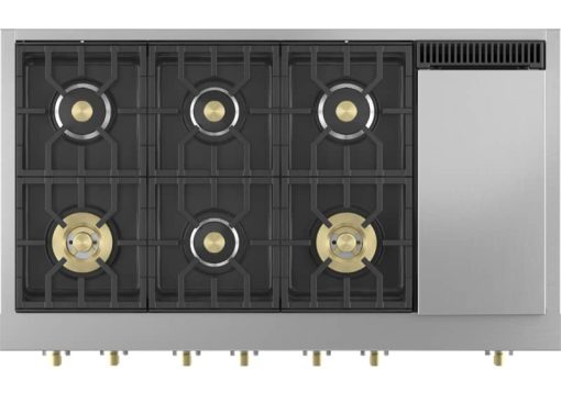 Monogram ADA 48" Stainless Steel Professional Gas Rangetop With 6 Burners And Griddle - Image 4
