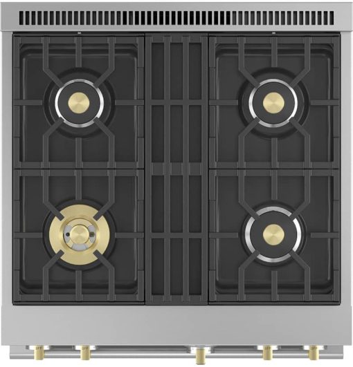 Monogram ADA 30" Stainless Steel Dual-Fuel Professional Range With 4 Burners - Image 4