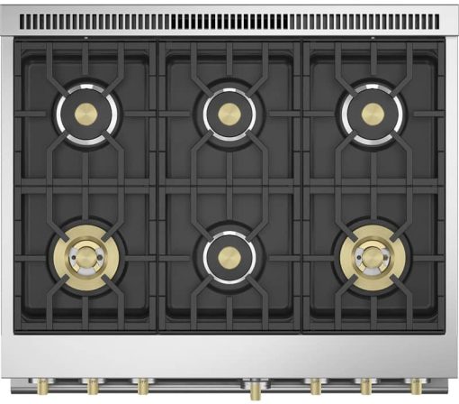 Monogram ADA 36" Stainless Steel Dual-Fuel Professional Range With 6 Burners - Image 4