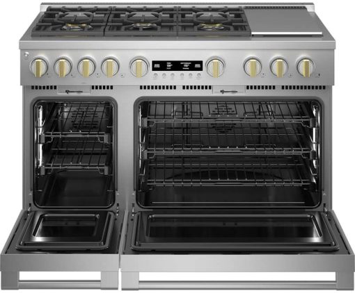 Monogram ADA 48" Stainless Steel Dual-Fuel Professional Range With 6 Burners And Griddle (Natural Gas) - Image 2
