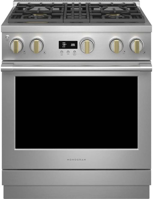 Monogram ADA 30" Stainless Steel Natural Gas Professional Range With 4 Burners