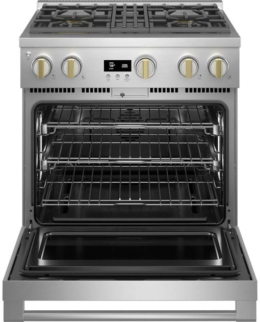 Monogram ADA 30" Stainless Steel Natural Gas Professional Range With 4 Burners - Image 2