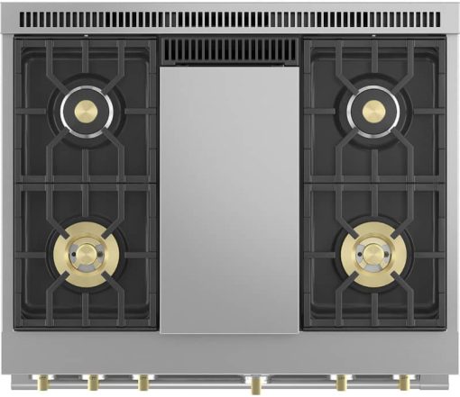 Monogram ADA 36" Stainless Steel Natural Gas Professional Range With 4 Burners And Griddle - Image 7