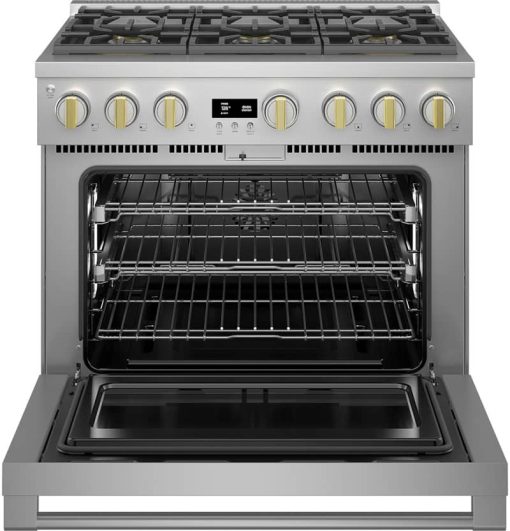 Monogram ADA 36" Stainless Steel Natural Gas Professional Range With 6 Burners - Image 2