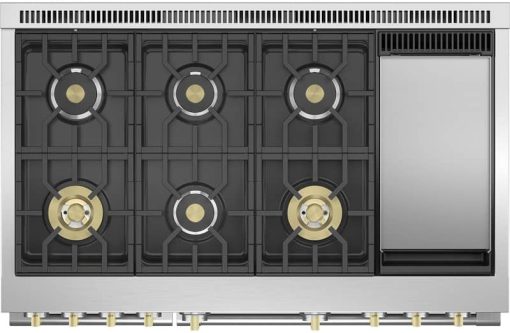 Monogram ADA 48" Stainless Steel Natural Gas Professional Range With 6 Burners And Griddle - Image 8