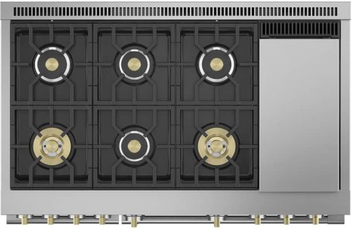 Monogram ADA 48" Stainless Steel Natural Gas Professional Range With 6 Burners And Griddle - Image 7