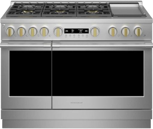 Monogram ADA 48" Stainless Steel Natural Gas Professional Range With 6 Burners And Griddle - Image 6